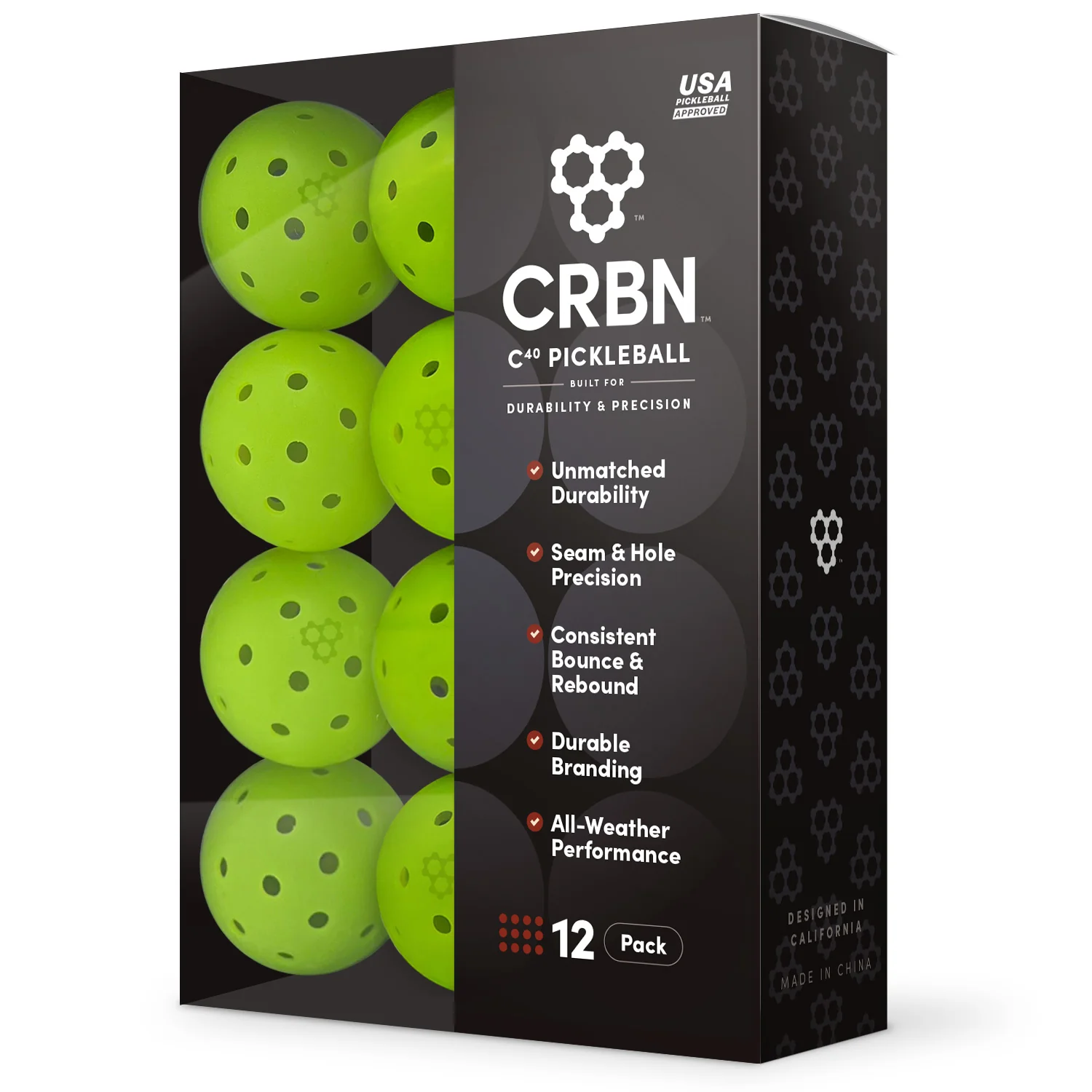 CRBN C40 Pickleballs - Image 3