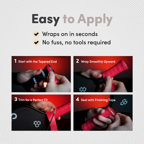 CRBN DryTec™ Overgrips (4 Pack) - Image 4