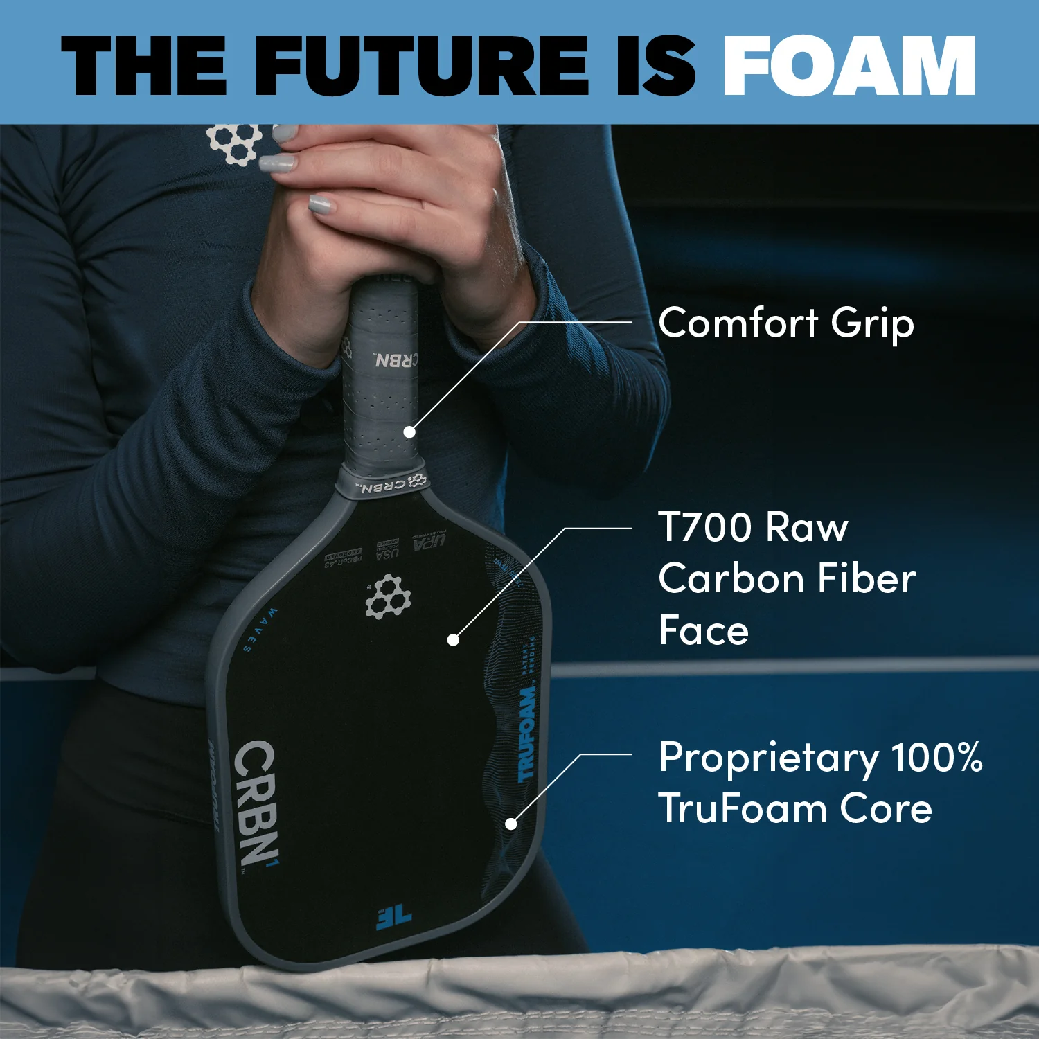 CRBN¹ TruFoam Waves (Elongated, Long Handle) - Image 3